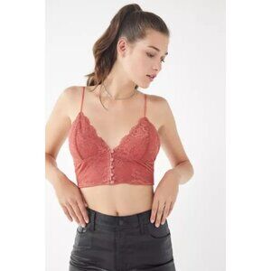 NWT Urban Outfitters Out From Under Camilla Lace Button Front Bralette Medium